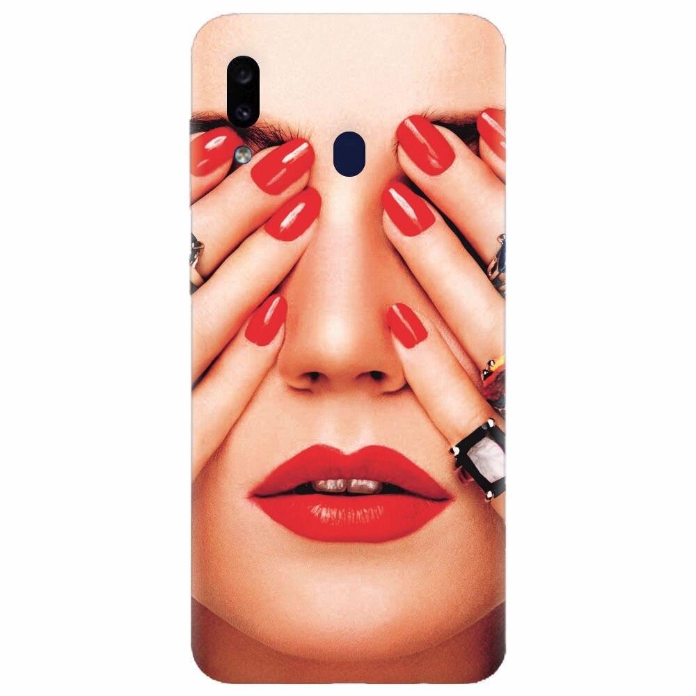 Husa silicon pentru Samsung Galaxy A40, Rings On All Fingers