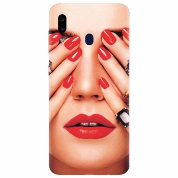 Husa silicon pentru Samsung Galaxy A30, Rings On All Fingers Husa silicon pentru Samsung Galaxy A30, Rings On All Fingers