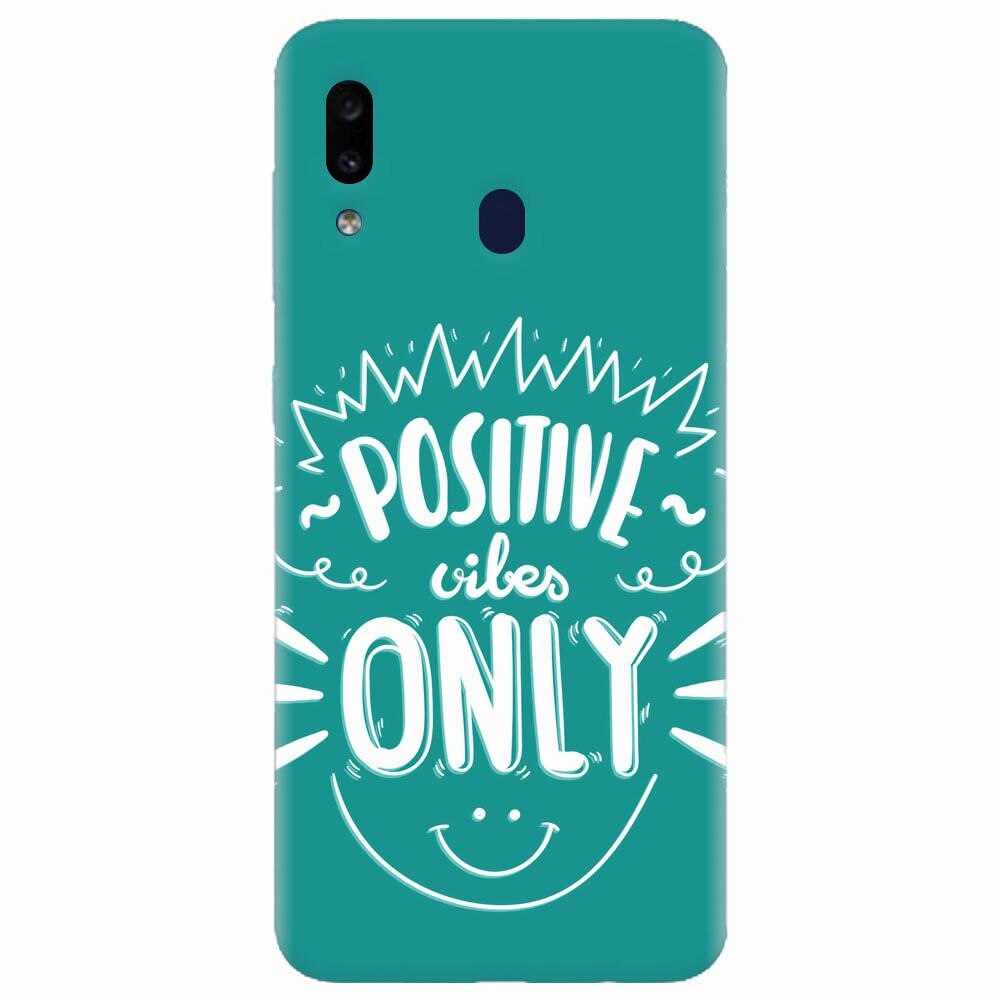 Husa silicon pentru Samsung Galaxy M20, Positive Vibes