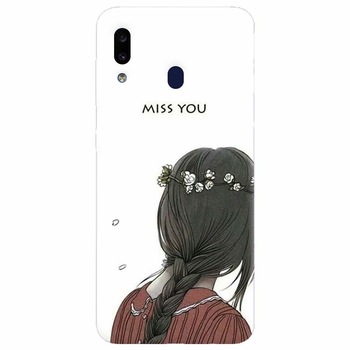 Husa silicon pentru Samsung Galaxy A40, Miss You Husa silicon pentru Samsung Galaxy A40, Miss You