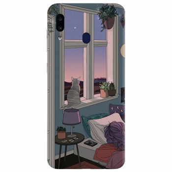 Husa silicon pentru Samsung Galaxy A20e, Girl Room Husa silicon pentru Samsung Galaxy A20e, Girl Room