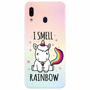 Husa silicon pentru Samsung Galaxy A20e, I Smell Rainbow Husa silicon pentru Samsung Galaxy A20e, I Smell Rainbow