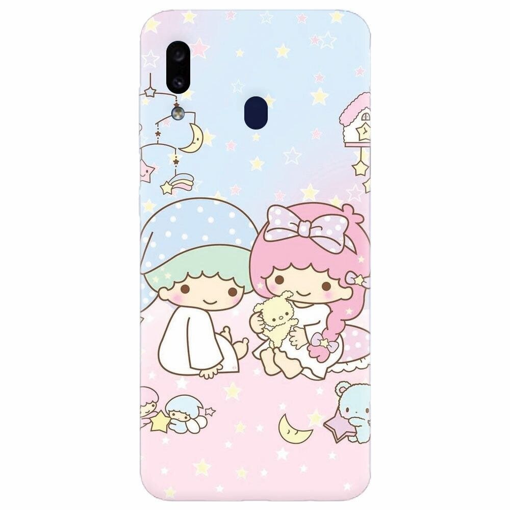Husa silicon pentru Samsung Galaxy M20, Little Twins