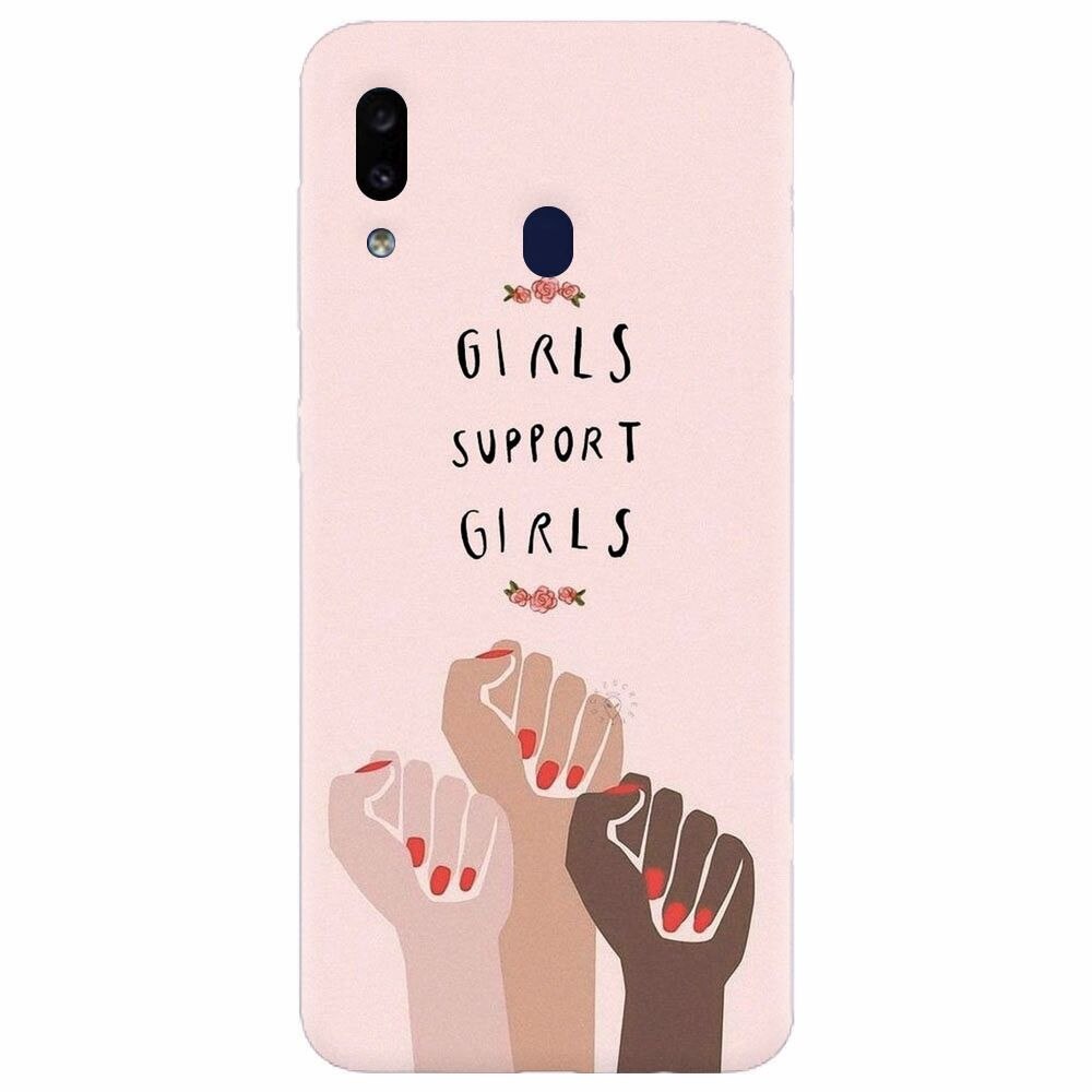 Husa silicon pentru Samsung Galaxy A20e, Girls Supportgirls