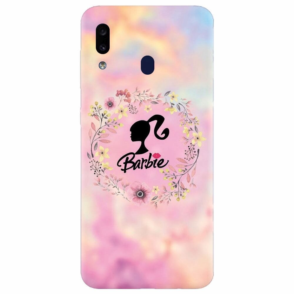 Husa silicon pentru Samsung Galaxy A20, Barbie icon