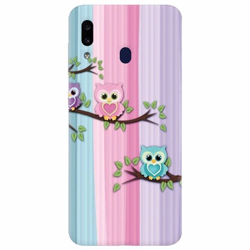 Husa silicon pentru Samsung Galaxy A20e, Cute Owl Husa silicon pentru Samsung Galaxy A20e, Cute Owl