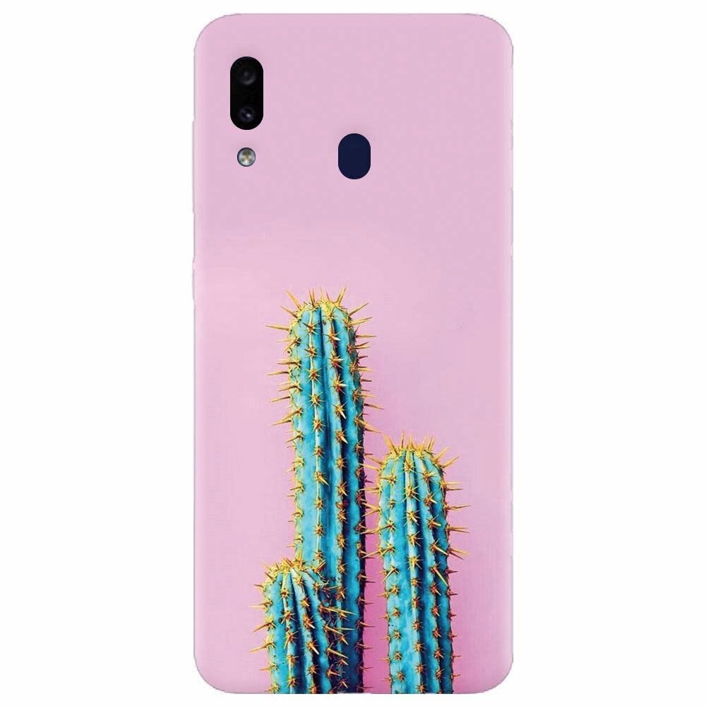 Husa silicon pentru Samsung Galaxy A40, Cactus 102