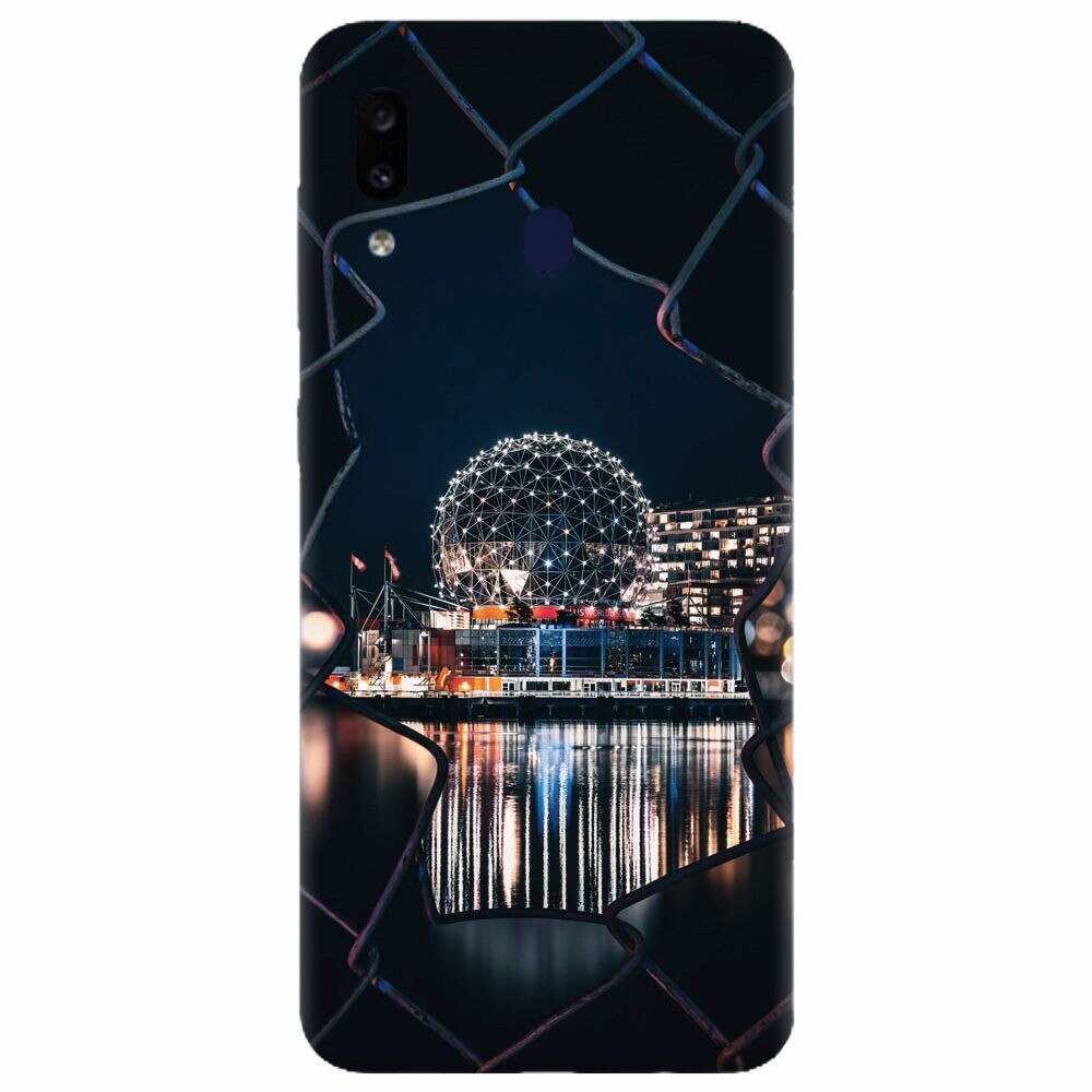 Husa silicon pentru Samsung Galaxy M20, Abstract Architectural Design