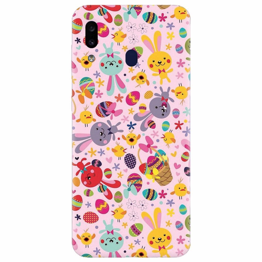 Husa silicon pentru Samsung Galaxy M20, Fun Easter Egg