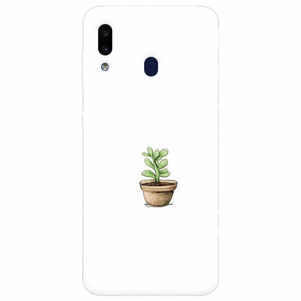 Husa silicon pentru Samsung Galaxy A20, Cactus 101