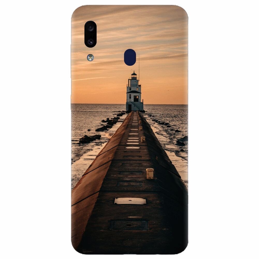 Husa silicon pentru Samsung Galaxy A20, Dawn Dusk