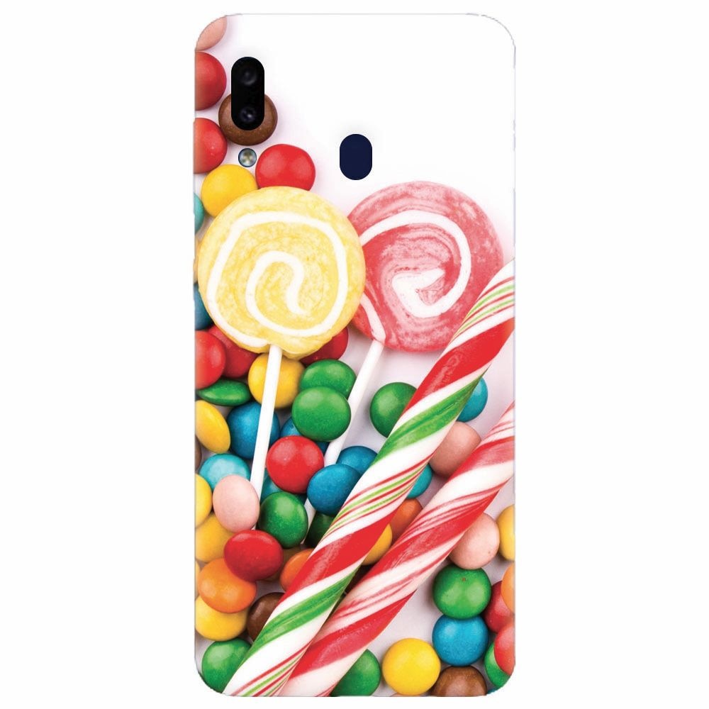 Husa silicon pentru Samsung Galaxy A20, Sweet Colorful Candy