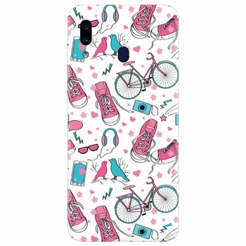 Husa silicon pentru Samsung Galaxy A20, Travel Husa silicon pentru Samsung Galaxy A20, Travel