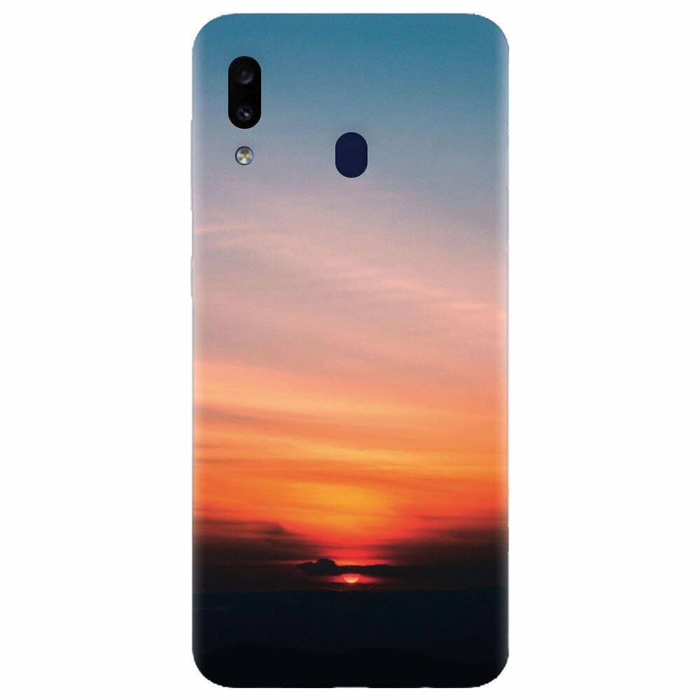 Husa silicon pentru Samsung Galaxy A40, Calm Clouds