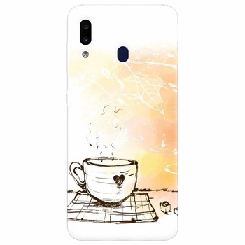 Husa silicon pentru Samsung Galaxy A20e, Coffe Love Husa silicon pentru Samsung Galaxy A20e, Coffe Love