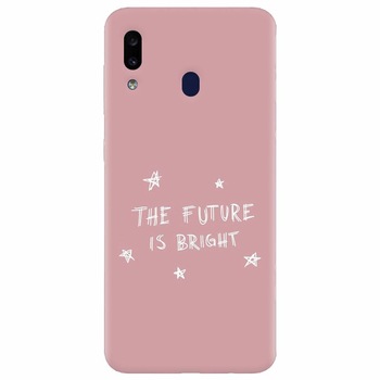 Husa silicon pentru Samsung Galaxy M20, The Future Is Bright Husa silicon pentru Samsung Galaxy M20, The Future Is Bright