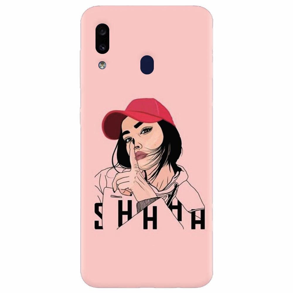 Husa silicon pentru Samsung Galaxy M20, Shhh