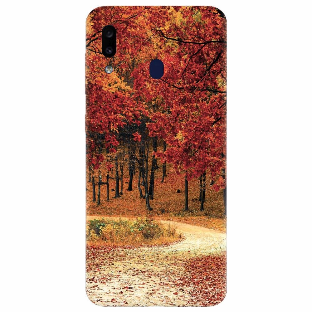 Husa silicon pentru Samsung Galaxy A30, Autumn