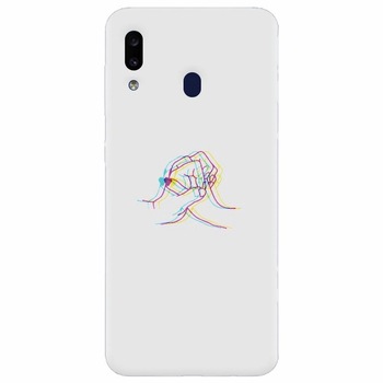 Husa silicon pentru Samsung Galaxy A20e, With Love Husa silicon pentru Samsung Galaxy A20e, With Love