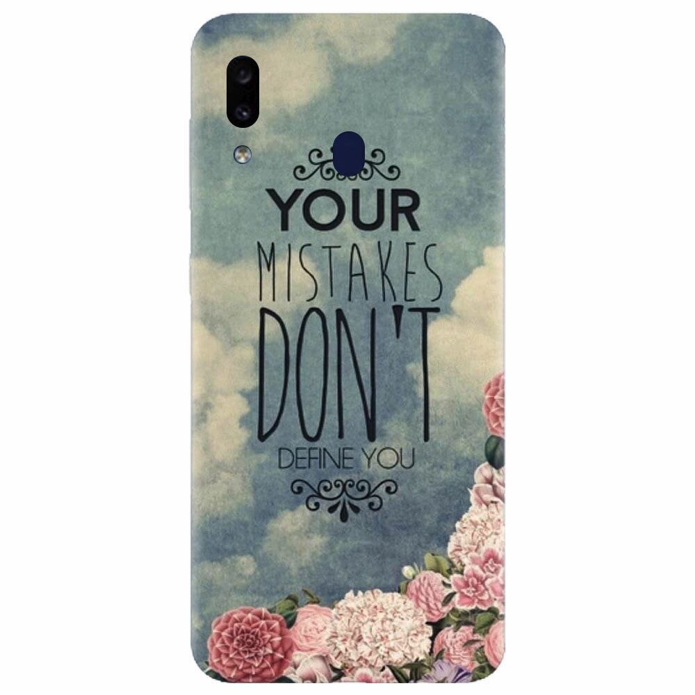 Husa silicon pentru Samsung Galaxy M20, Your Mistakes Dont Define You