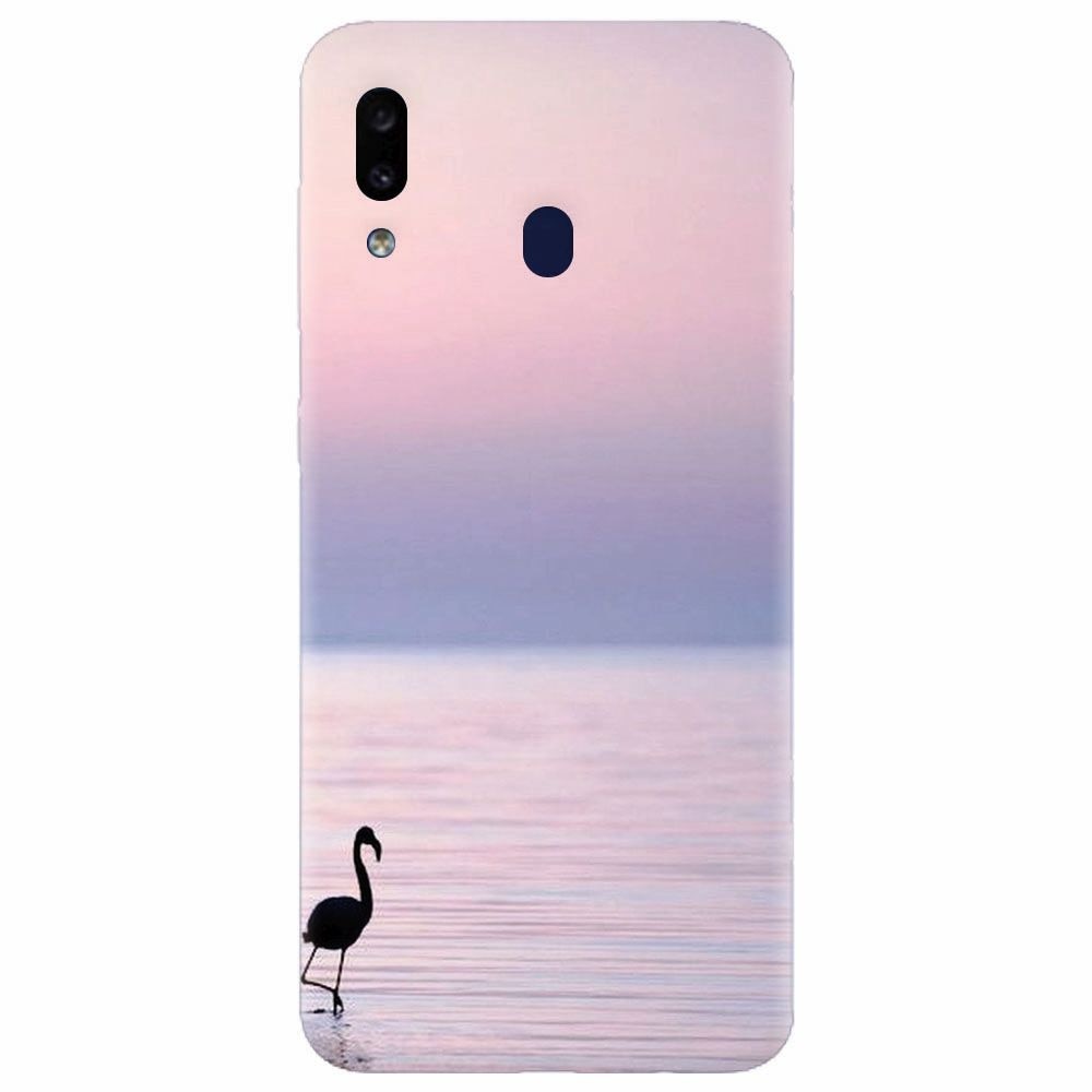 Husa silicon pentru Samsung Galaxy A20, Flaminsgo Sunset