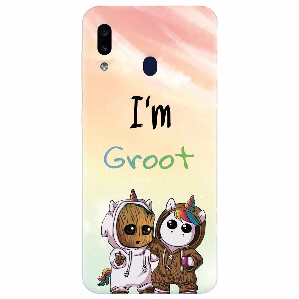 Husa silicon pentru Samsung Galaxy M20, Im Groot