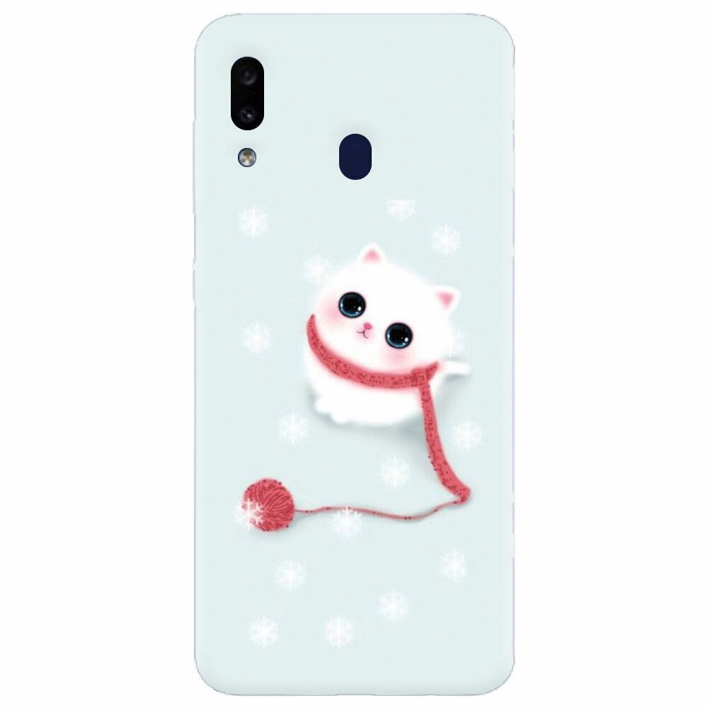 Husa silicon pentru Samsung Galaxy A20e, Cute Cat
