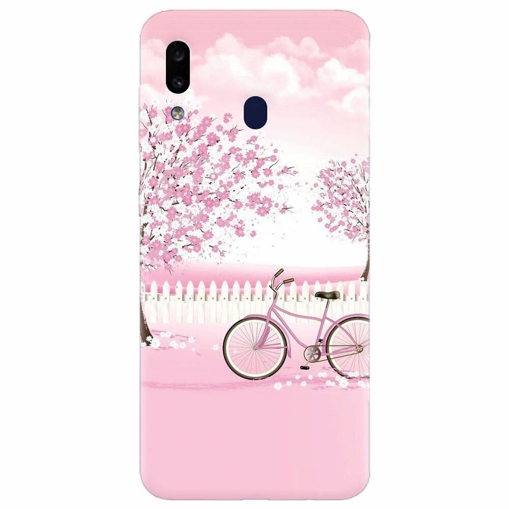 Husa silicon pentru Samsung Galaxy M20, Pink Spring