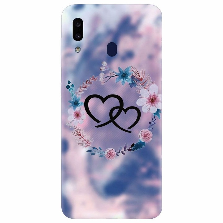 Szilikon borítás Samsung Galaxy M20, Love 002 telefonhoz
