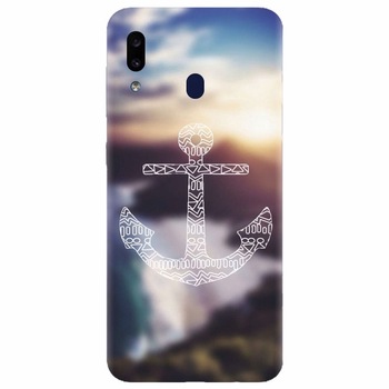 Husa silicon pentru Samsung Galaxy A40, Ancora Husa silicon pentru Samsung Galaxy A40, Ancora