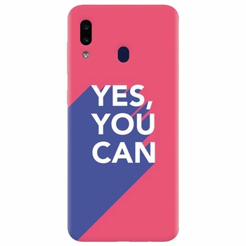 Husa silicon pentru Samsung Galaxy A30, Yes You Can Husa silicon pentru Samsung Galaxy A30, Yes You Can