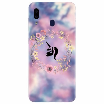 Husa silicon pentru Samsung Galaxy A20e, Unicorn Icon Husa silicon pentru Samsung Galaxy A20e, Unicorn Icon