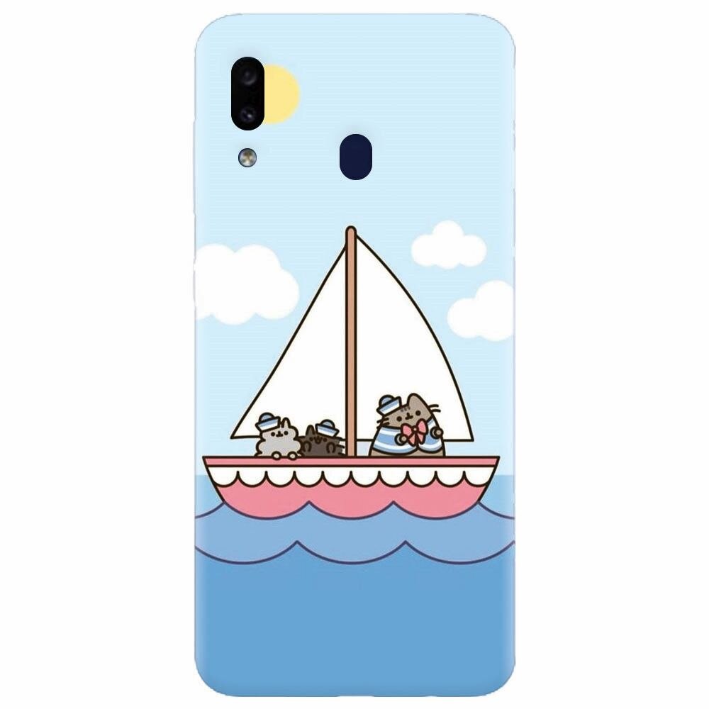 Husa silicon pentru Samsung Galaxy M20, Happy Sailors