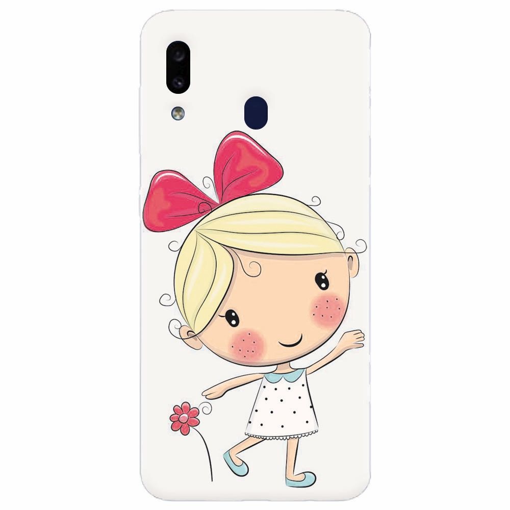 Husa silicon pentru Samsung Galaxy M20, Fetita