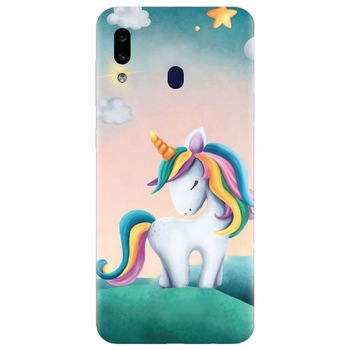 Husa silicon pentru Samsung Galaxy A20, Magic Unicorn Husa silicon pentru Samsung Galaxy A20, Magic Unicorn