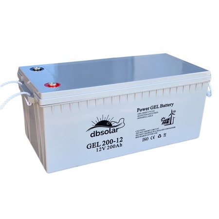 Baterie Gel dbsolar Acumulator 200 Ah panouri solare tractiune deepcycle Baterii AGM