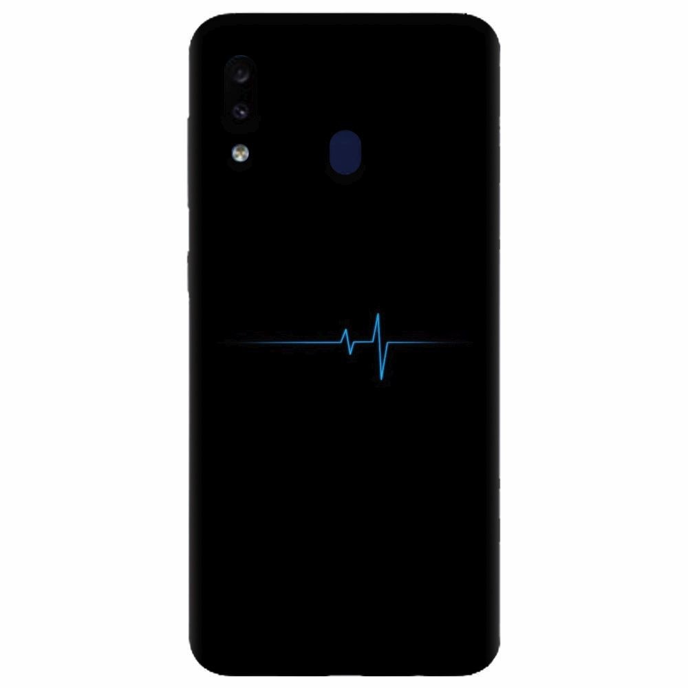 Husa silicon pentru Samsung Galaxy M20, Heartbeat