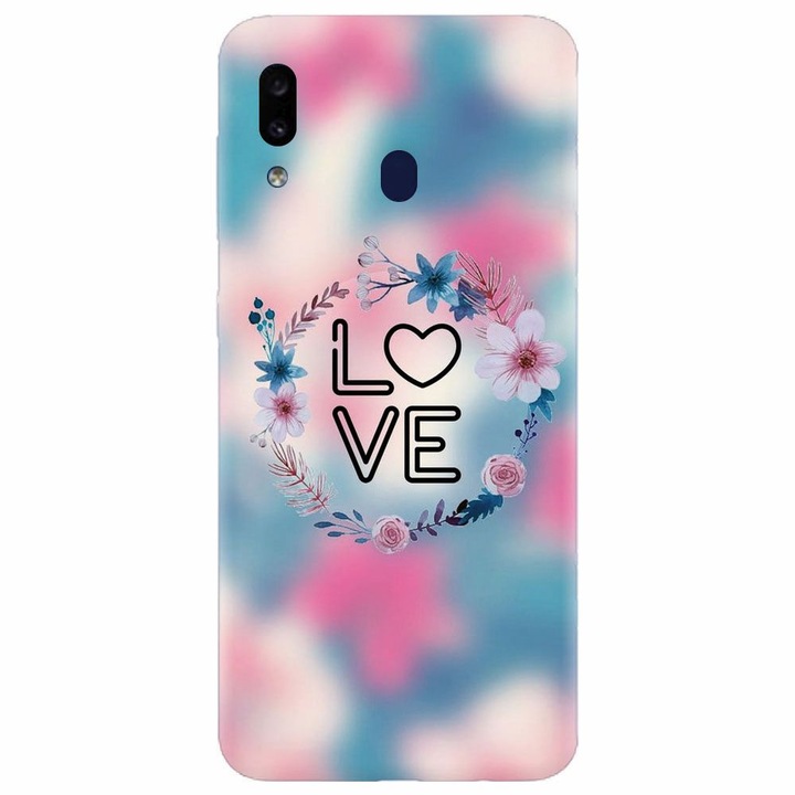 Szilikon tok Samsung Galaxy A40, Love 001 telefonhoz