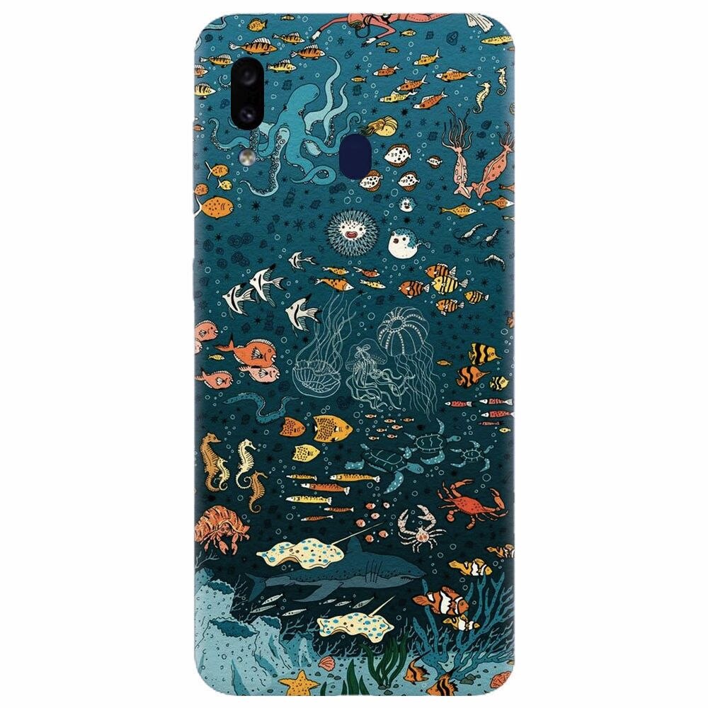 Husa silicon pentru Samsung Galaxy M20, Under The Sea