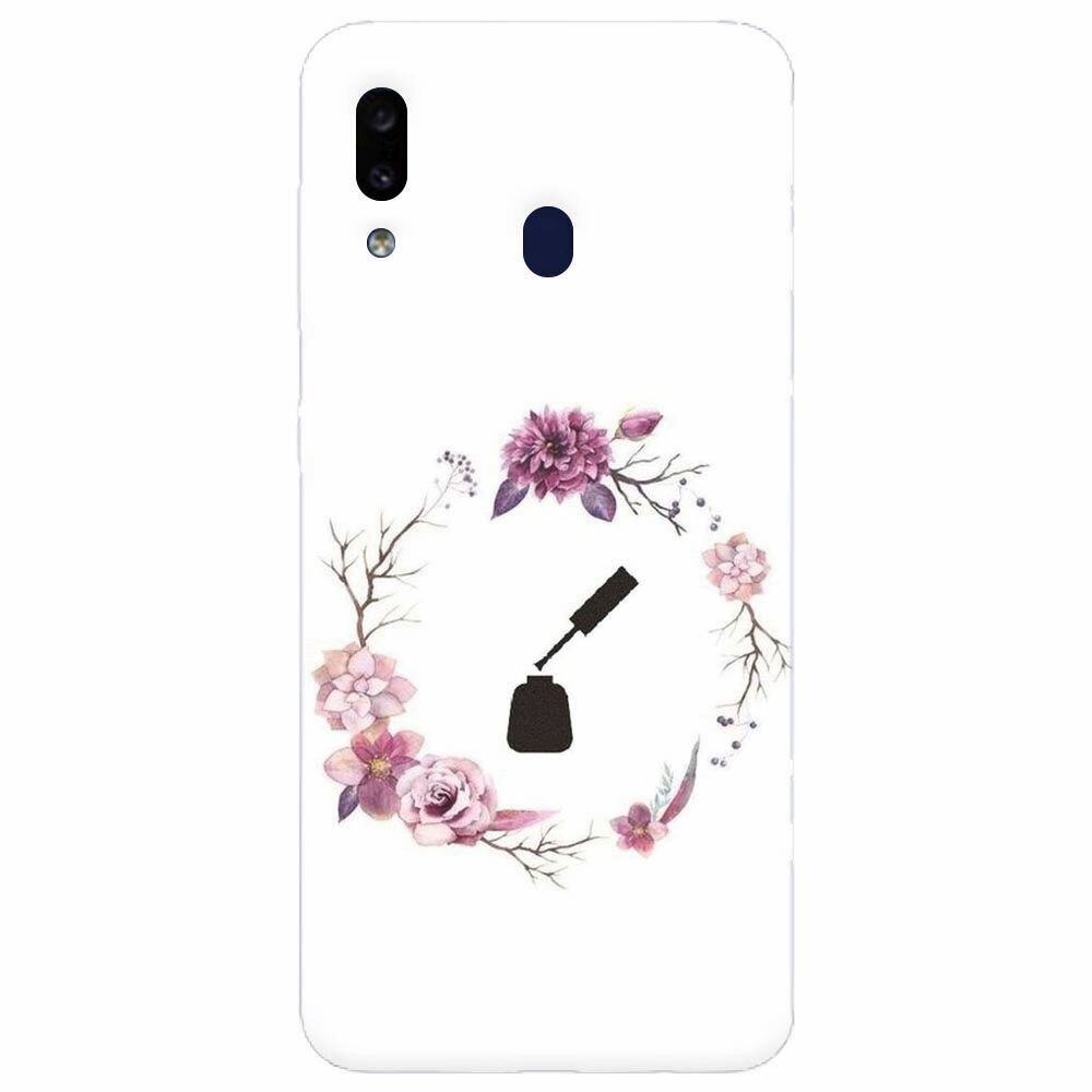 Husa silicon pentru Samsung Galaxy M20, Icon Nail