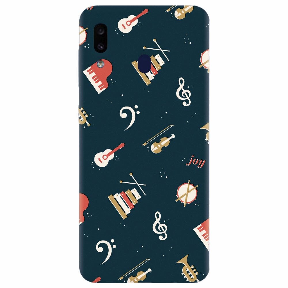 Husa silicon pentru Samsung Galaxy A30, Music Joy