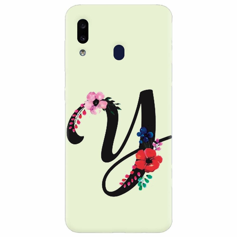 Husa silicon pentru Samsung Galaxy A20, Litera Y
