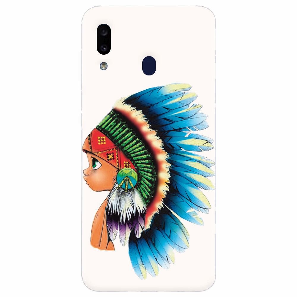 Husa silicon pentru Samsung Galaxy A20, Indian Boy