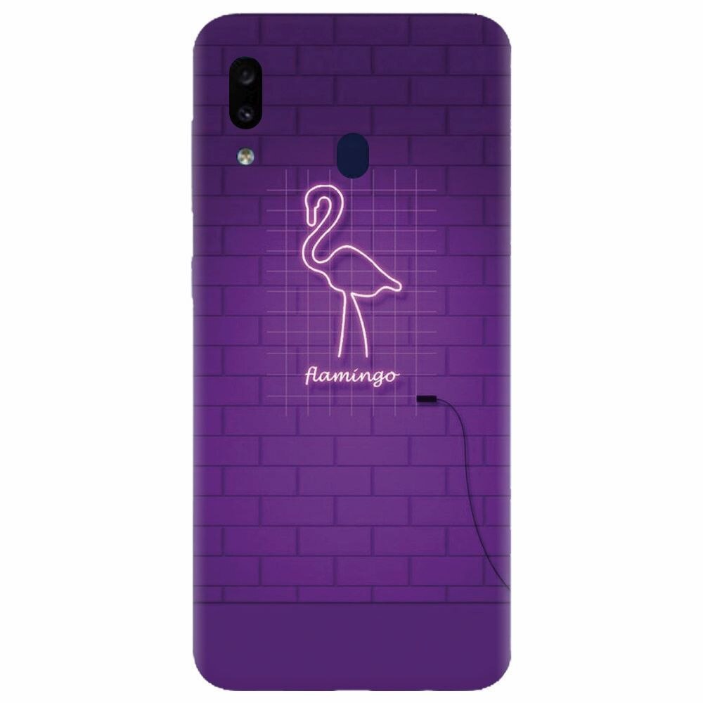 Husa silicon pentru Samsung Galaxy A20e, Light Flamingo