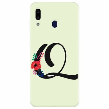 Husa silicon pentru Samsung Galaxy M20, Litera Q Husa silicon pentru Samsung Galaxy M20, Litera Q