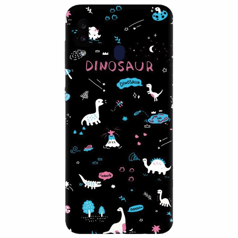 Husa silicon pentru Samsung Galaxy M20, Dinosaur