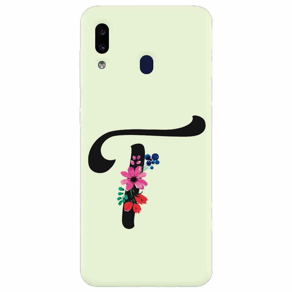 Husa silicon pentru Samsung Galaxy A20, Litera T