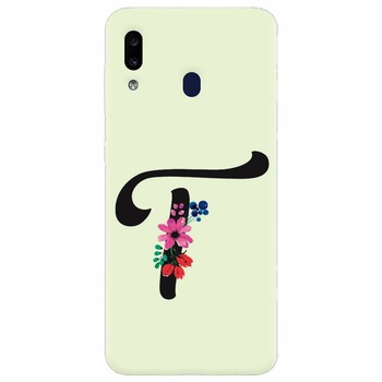 Husa silicon pentru Samsung Galaxy A20e, Litera T Husa silicon pentru Samsung Galaxy A20e, Litera T