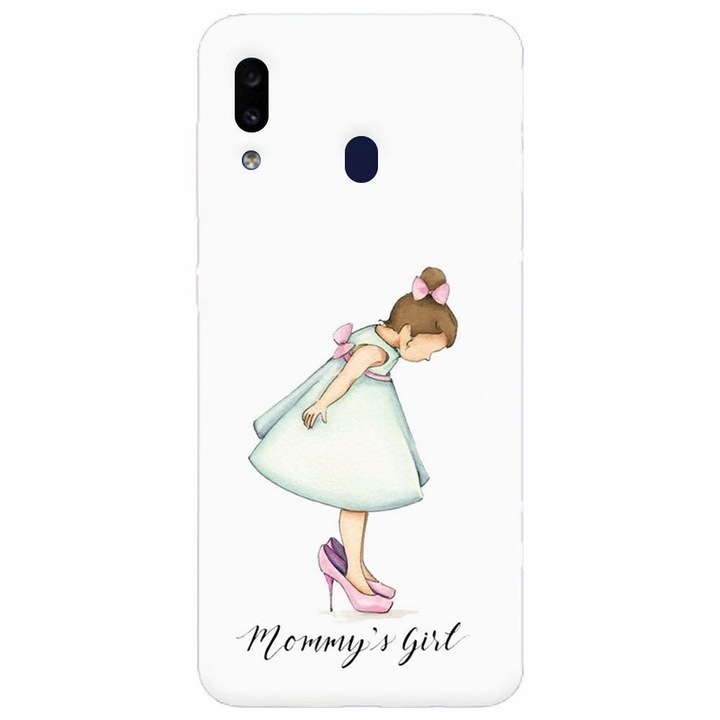 Силиконов кейс за Samsung Galaxy A20, Mommy's Girl