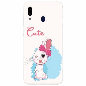 Husa silicon pentru Samsung Galaxy A30, Rabbit Husa silicon pentru Samsung Galaxy A30, Rabbit